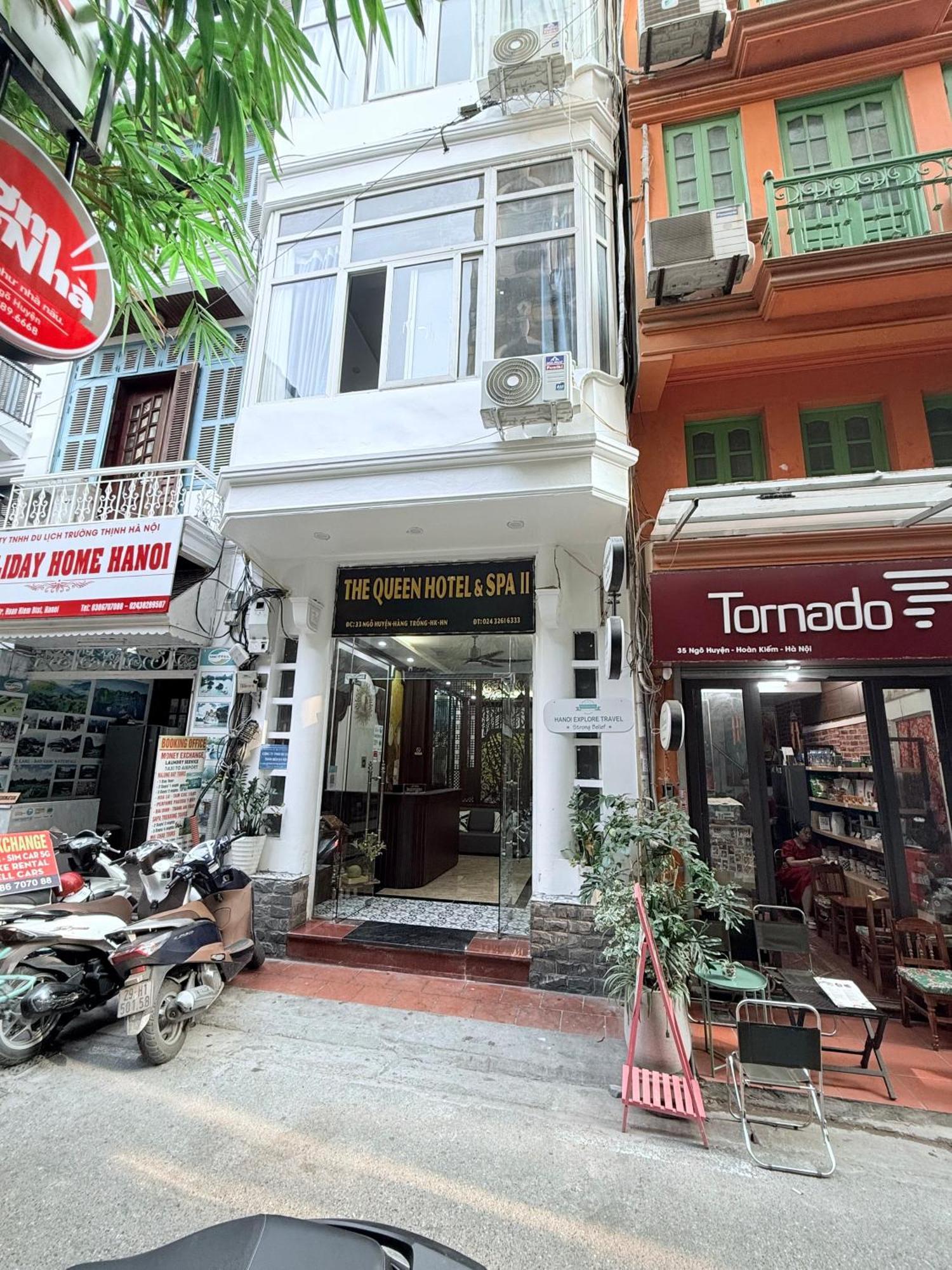 The Queen Hotel & Spa 2 Hanoi Exterior foto
